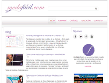 Tablet Screenshot of modafacil.com